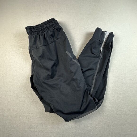 On Cloud Pants Womens Medium Black RUNNING PANTS Elastic Waist Vented Knee